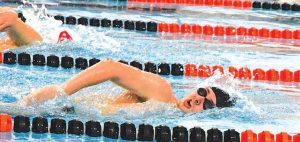 CJ Wesseler has dropped almost 80 seconds off his time in the 500 freestyle. PHOTO BY SANDY MINOR