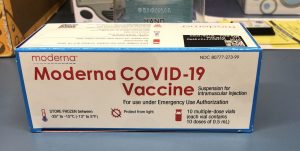 This is 100 doses of the COVID-19 vaccines that the Dearborn County Health Department has to deliver starting Jan. 12. The county received 200 doses and expects to receive more next week. Submitted Photo