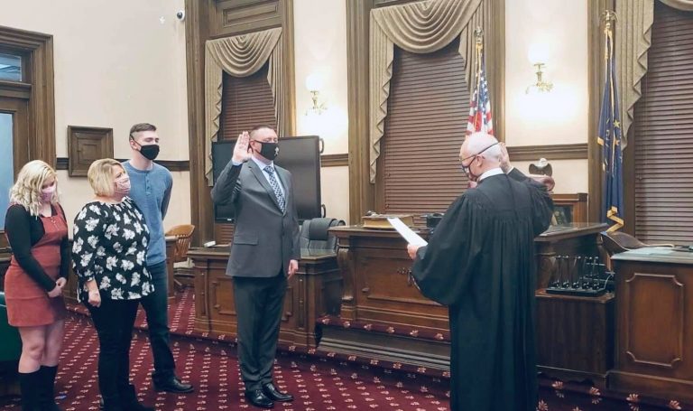 New Dearborn County Coroner Cameron McCreary