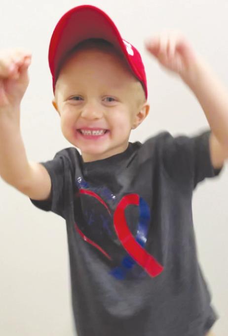 Jackson (Jax) York is a 3-year-old full of happiness and playfulness after surviving a heart issue at birth. SUBMITTED PHOTO