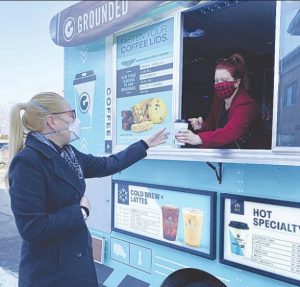 Students and staff at Crosby Elementary sent the Grounded Coffee Transit to Shawneespring of Harrison to honor healthcare workers. SUBMITTED PHOTO