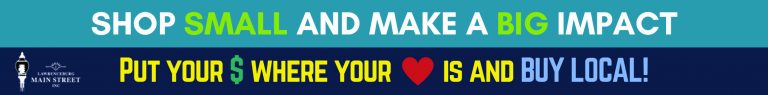 Shop small and make a big impact! Put your money where your heart is and buy local! Main street lawrenceburg.