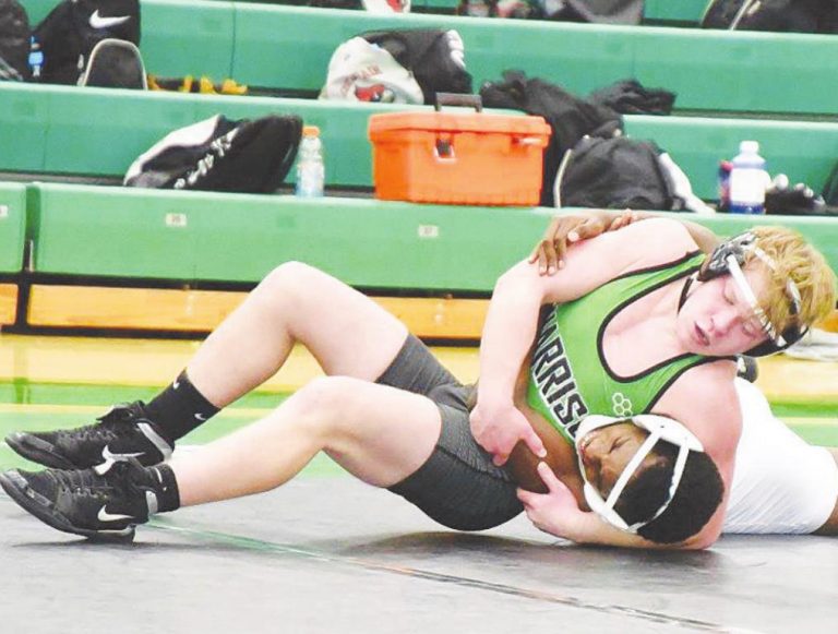 Wildcat Maddox Carter puts a hold on his Colerain opponent on Feb. 12. PHOTO BY SANDY MINOR