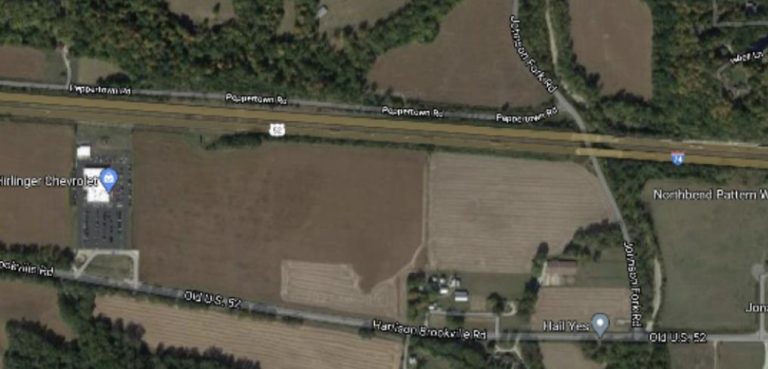 This is the area where Dyke Industries is planning to build in the West Harrison Business Park. The company is expected to employ 56 workers. Paperwork on the land sale is still being worked on. MAP USED COURTESY OF GOOGLE MAPS