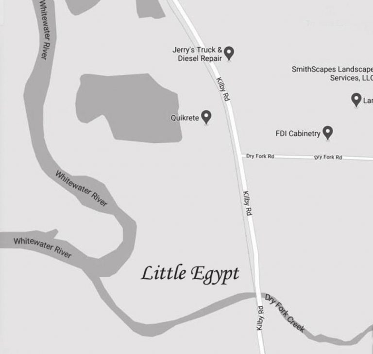 This is amp of the area where Little Egypt is located. There are unexplained stories that occurred in that area over the years. SUBMITTED PHOTO