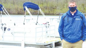 Dan Phillips is ready for guests to come an enjoy all Miami Whitewater Forest has to offer. HALIE BARGER/The Harrison-Press