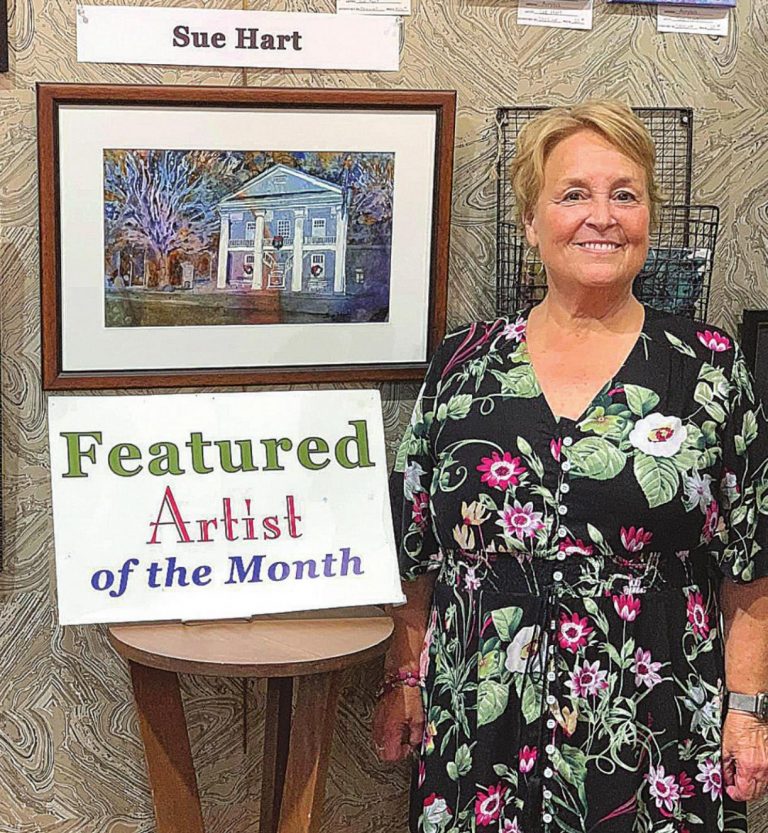 Sue Hart is the feature artist at the Community Art Center of Switzerland County. SUBMITTED PHOTO