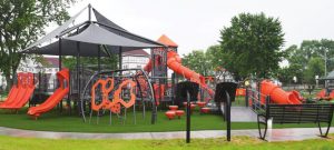 A refurbished and spruced up Arch Street Park reopens with all new equipment at 1 p.m. Friday, June 4. MARC EMRAL/THE REGISTER