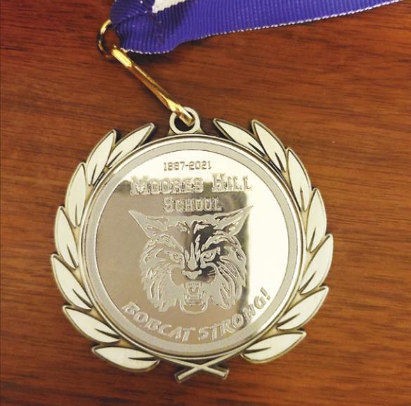 This is a medal that each Moores Hill student received at the end of the school year. SUBMITTED PHOTO