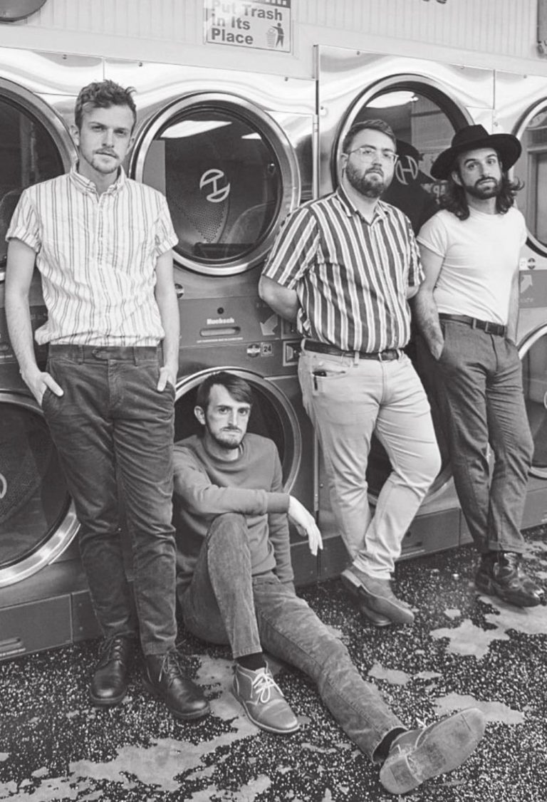 My Brother’s Keeper are, from left, Titus Luckhaupt, Joshua Luckhaupt, Wyatt “Sawmill” Murray, and Benjamin Luckhaupt. The band’s new album “Suburban Cowboy” will be released June 18. SUBMITTED PHOTO