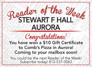 reader of the week 8-17-21 thur 8-20