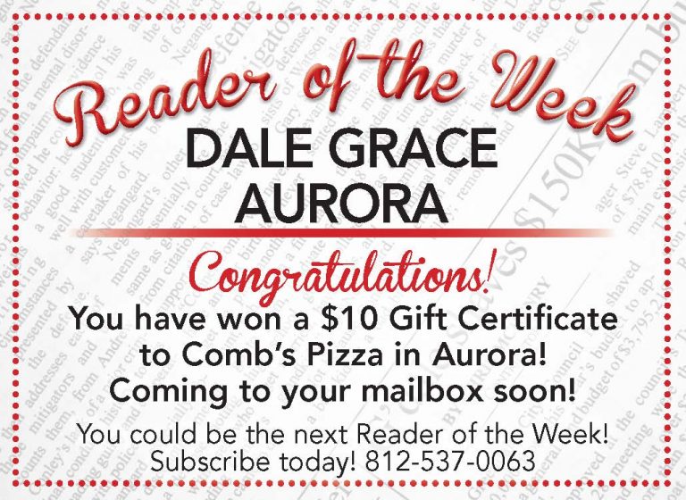 reader of the week 8-3-21