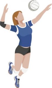 Volleyball Spiker Logo