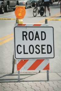 road closed