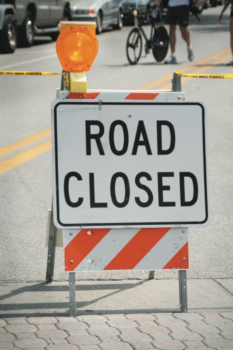 road closed