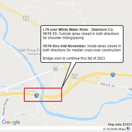 I 74 bridge work