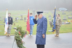 Harrison wreath laying