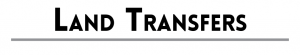 Land Transfers