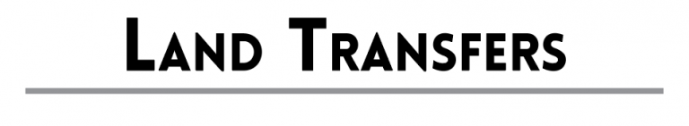 Land Transfers