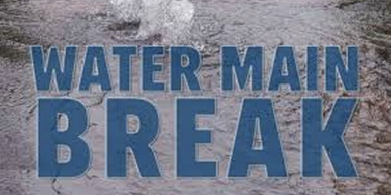 water main break