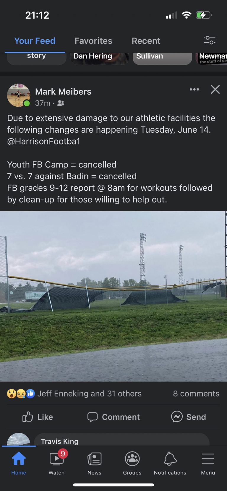 harrison damage