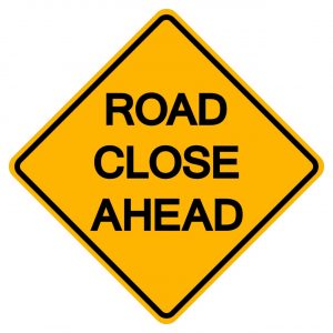 road closed