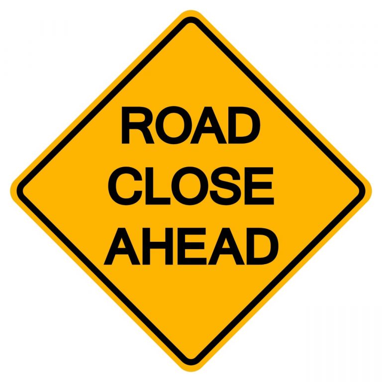 road closed