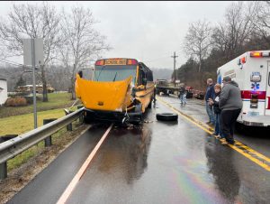 bus hit